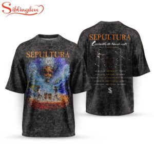 Sepultura Celebrating Life Through Death - Australian Tour 2026 - WA 3D T-Shirt