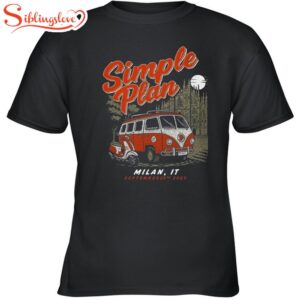 Simple Plan Milan, Italy Sept 29 Tour Unisex T-Shirt