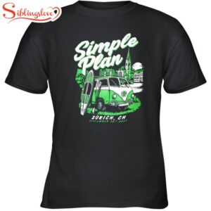 Simple Plan Zurich, CH September 30 Tour Unisex T-Shirt