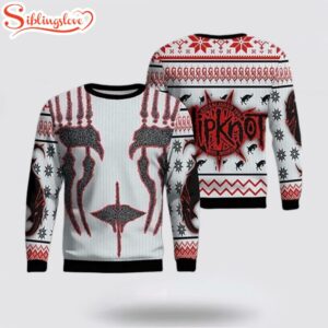 Slipknot Band Joey Jordison Face Mask Ugly Christmas Sweater
