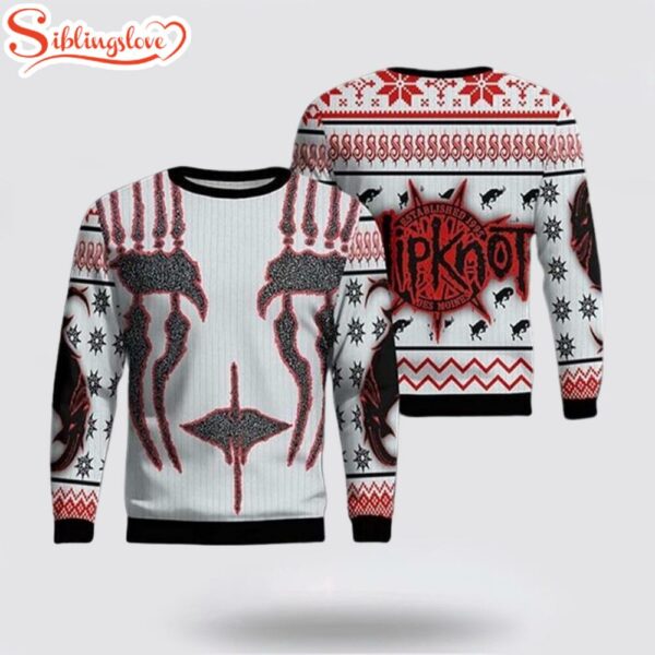 Slipknot Band Joey Jordison Face Mask Ugly Christmas Sweater
