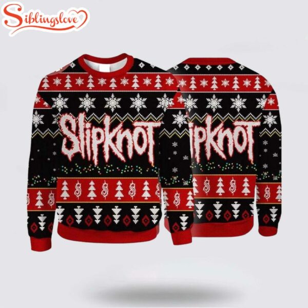 Slipknot Signature Logo 2025 Ugly Christmas Sweater