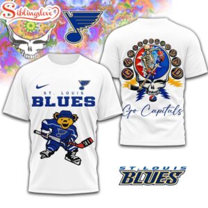 St. Louis Blues NHL Deadhead 3D Shirt For Fans