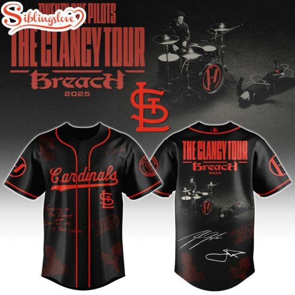 St. Louis Cardinals MLB x Twenty One Pilots The Clancy World Tour Baseball Jersey Shirt