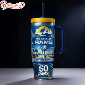 Super Bowl LX Los Angeles Rams Tumbler 40oz With Handle