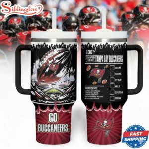 Tampa Bay Buccaneers Champion Tumbler 40Oz With Handle