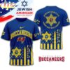 Tampa Bay Buccaneers Jewish Heritage 3D T-Shirt For Fans