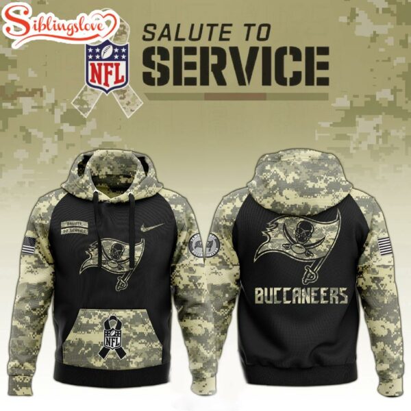 Tampa Bay Buccaneers Salute to Service Hoodie 3D Shirt For Fans