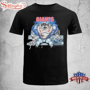 Taz New Youk Giants 1997 Looney Tunes NFL Football Unisex T-Shirt