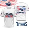 Tennessee Titans 4th Of July 3D T-Shirt For Fans