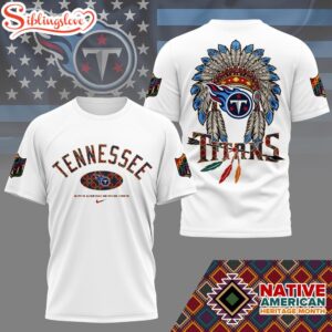 Tennessee Titans Native American Heritage Month 3D T-Shirt
