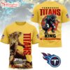 Tennessee Titans NFL Godzilla King of the Monsters 3D Shirt