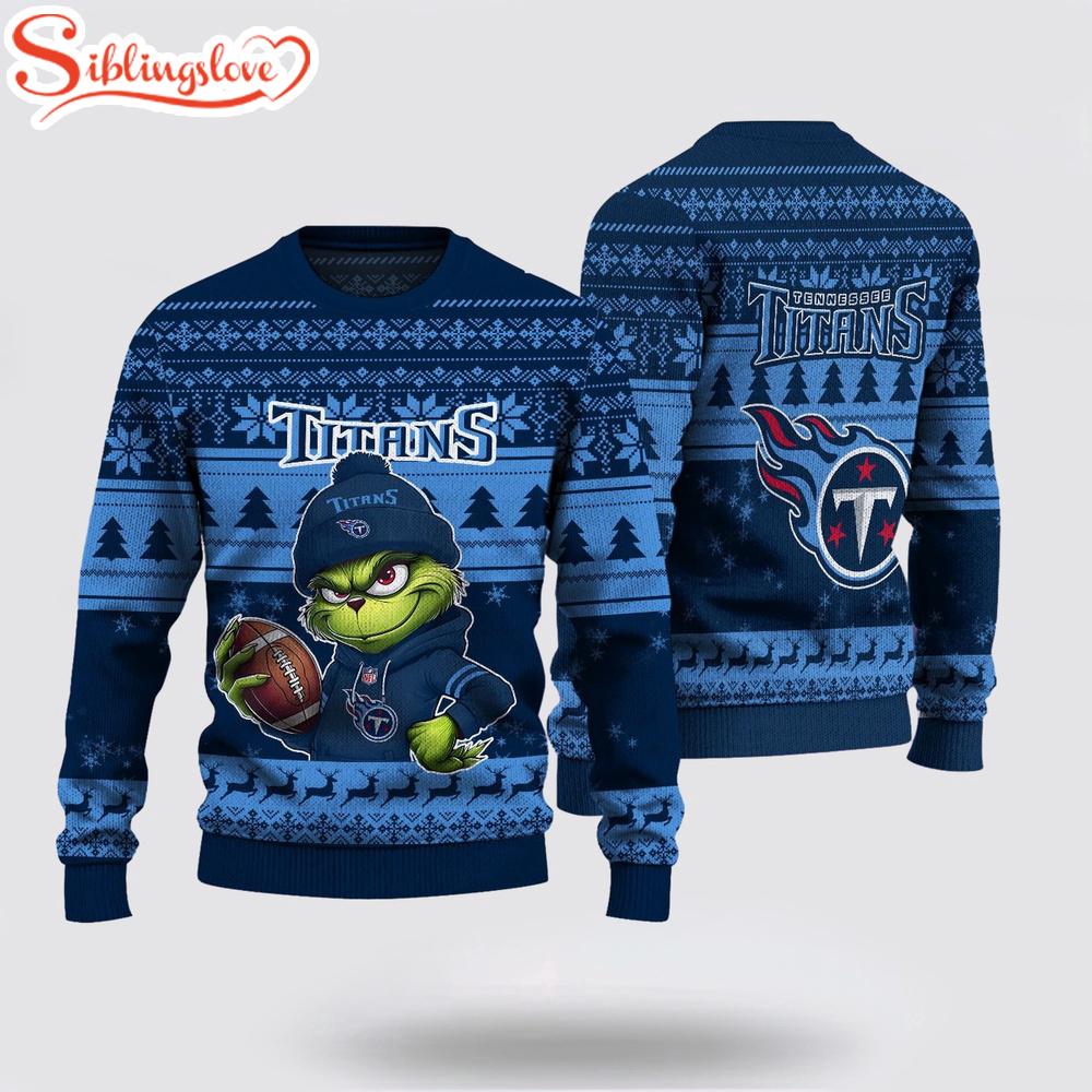Tennessee Titans NFL The Grinch Ugly Christmas Sweater Tennessee Titans NFL The Grinch Ugly Christmas Sweater