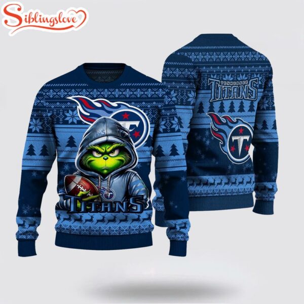 Tennessee Titans The Grinch Ugly Christmas Sweater