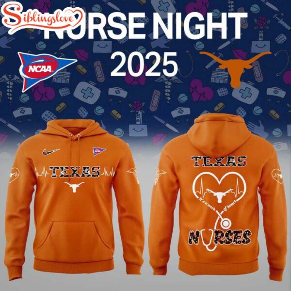 Texas Longhorns NCAA Nurses All Over Print Hoodie Shirt