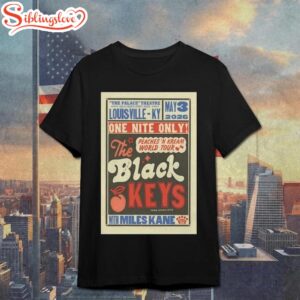 The Black Keys May 3 2026 The Louisville PalaceUnisex T-Shirt