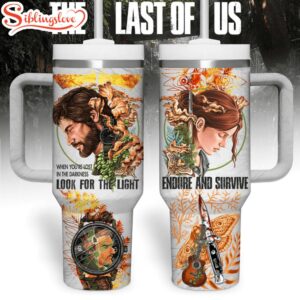 The Last Of Us Tumbler 40Oz With Handle