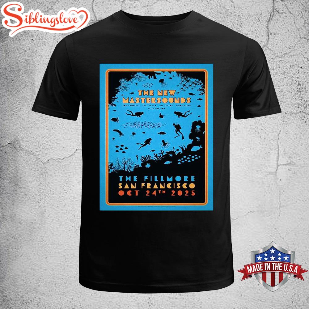 The New Mastersounds Live Show San Francisco Unisex T-Shirt The New Mastersounds Live Show San Francisco Unisex T-Shirt