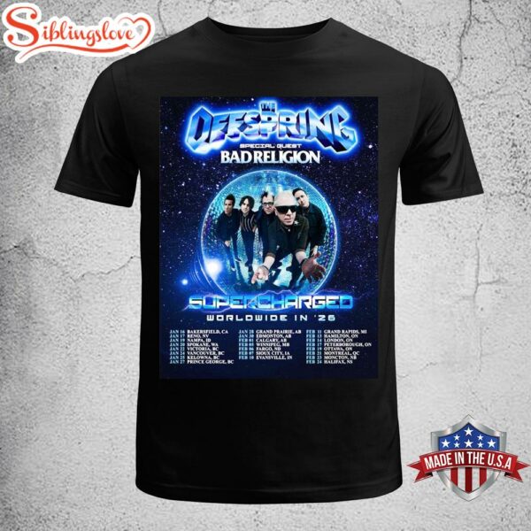The Offspring Supercharged Worldwide In 2026 North America Unisex T-Shirt