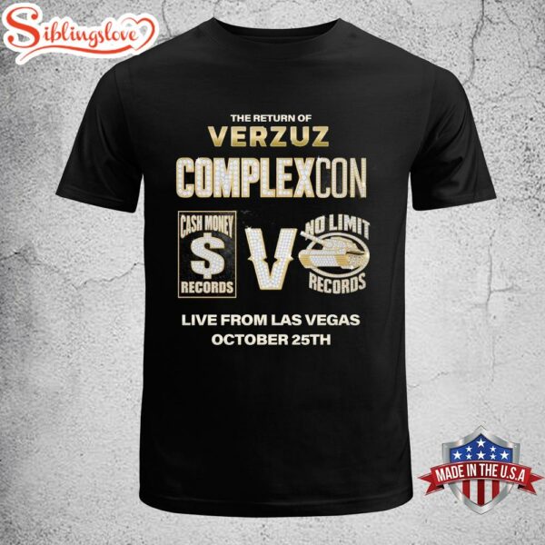 The Return Of Verzuz Complexcon 2025 Unisex T-Shirt
