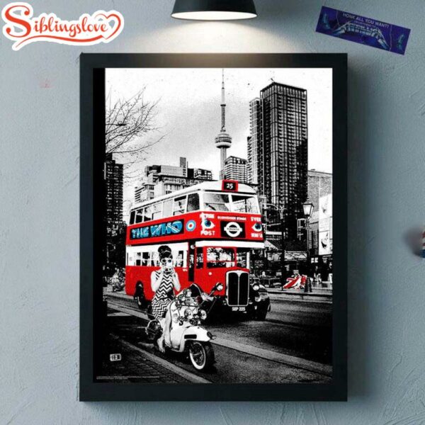 The Who Toronto ON Canada 2025 Poster Canvas Wall Art