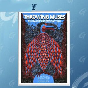 Throwing Muses April 2026 Moonlight Concessions Poster Canvas