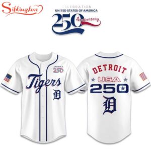 Tigers America 250th Anniversary 2026 Baseball Jersey Shirt