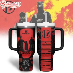 TOP Music Tumbler 40Oz With Handle