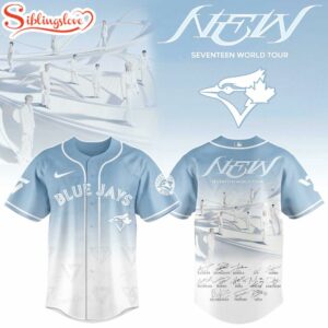 Toronto Blue Jays MLB x Seventeen NEW World Tour Baseball Jersey Shirt