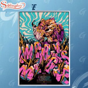 Umphreys McGee Show in March 25 26 27 and 27 2026 Poster Canvas