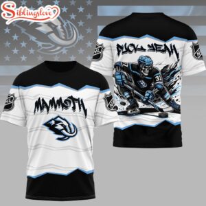 Utah Mammoth NHL Puck Yeah 3D T-Shirt