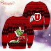 Utah Utes NCAA Grinch Ugly Christmas Sweater