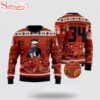 Walter Payton 34 Chicago Bears Ugly Christmas Sweater