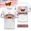 Washington Commanders 4th Of July 3D T-Shirt For Fans
