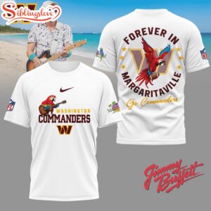 Washington Commanders NFL Forever in Margaritaville 3D T-Shirt