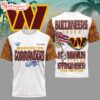 Washington Commanders NFL Hawaii Strong 3D T-Shirt