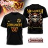 Washington Commanders NFL Megadeth 3D T-Shirt