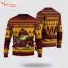 Washington Commanders NFL The Grinch Ugly Christmas Sweater