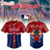 Washington Nationals MLB x Lilo & Stitch Cute Baseball Jersey Shirt