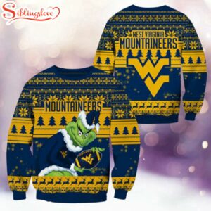 West Virginia Mountaineers NCAA Grinch…