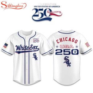White Sox America 250th Anniversary 2026 Baseball Jersey Shirt