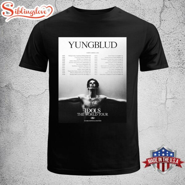 Yungblud Idols The World Tour North America 2026 Unisex T-Shirt