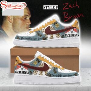 Zach Bryan Music Air Force 1 Shoes Gift For Fan