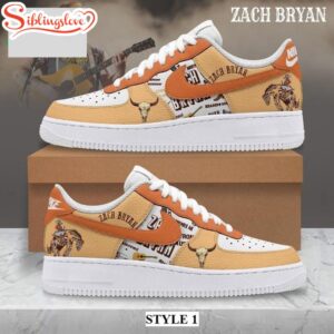 Zach Bryan Music Air Force 1 Shoes